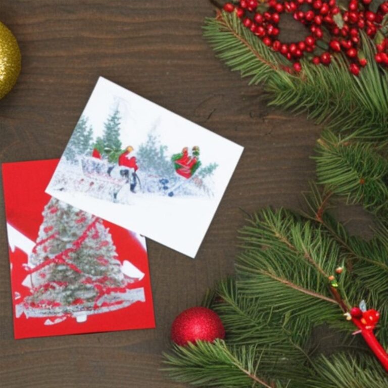 Jak zrobić świąteczną pocztówkę